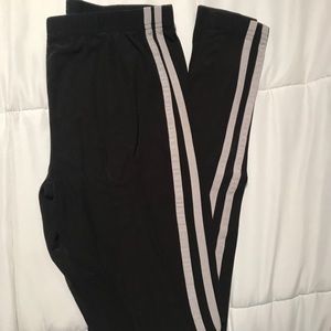 black & white leggings